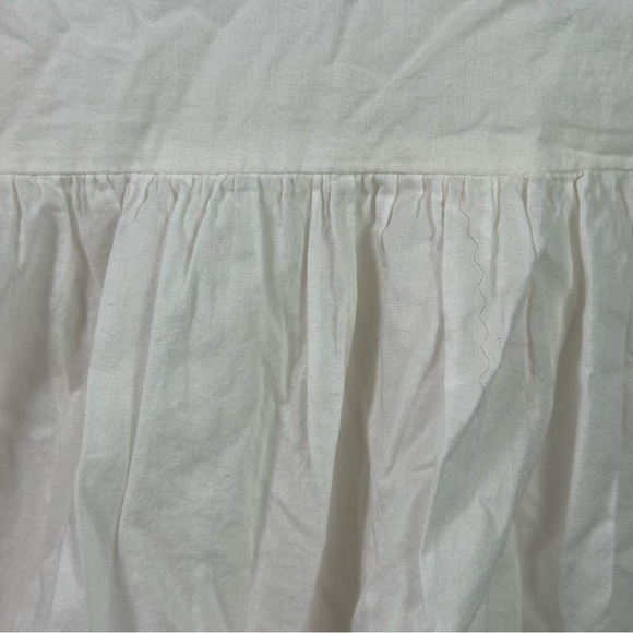 GapKids White Dress With Pom-Pom Embellishments Girls Size M - Picture 5 of 5